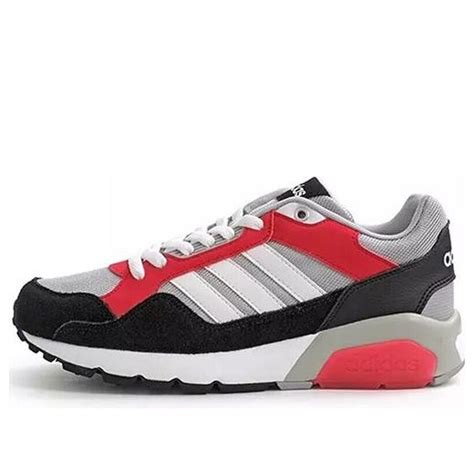 adidas schuhe run9tis tm|adidas neo adidas Run9tis 'Grey Black Red' BB9860 .